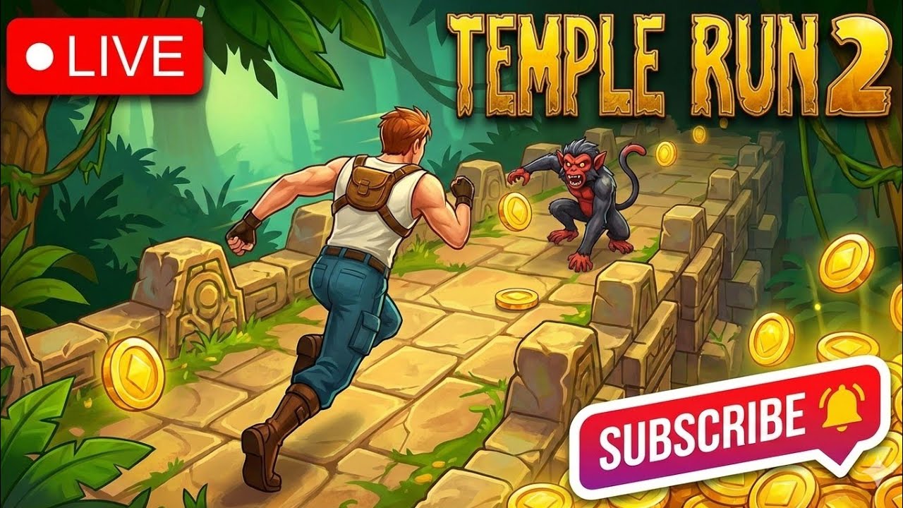 Temple Run 2 live | Monk tech