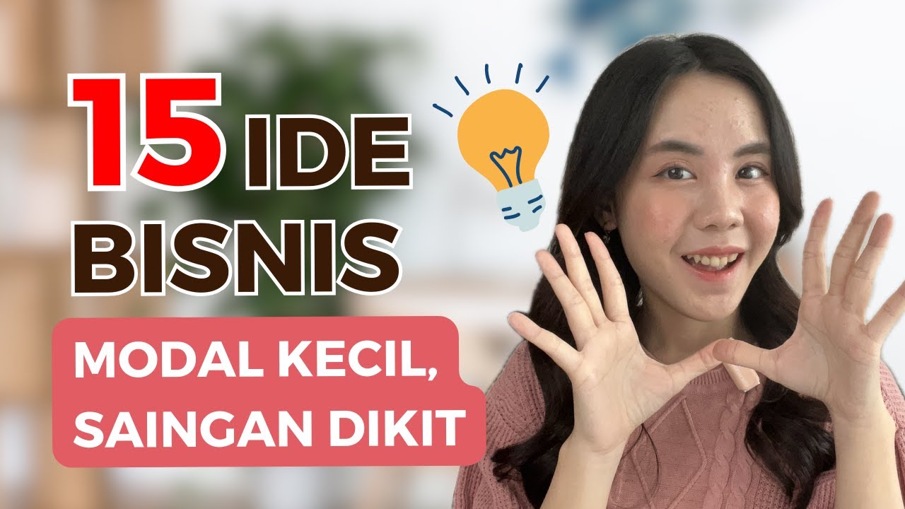 15 IDE BISNIS Modal Kecil, Saingan DIKIT