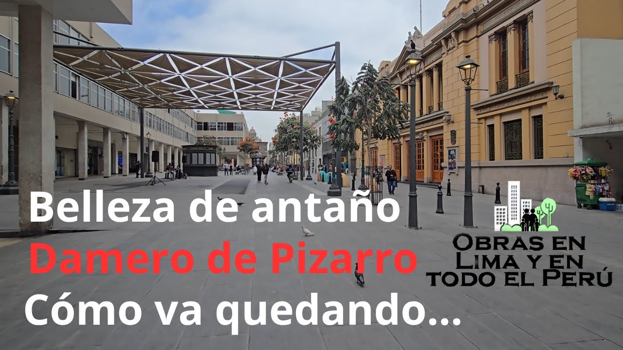 Lima: Intervención en el Centro Histórico (Damero de Pizarro). 7 de Noviembre del 2025.
