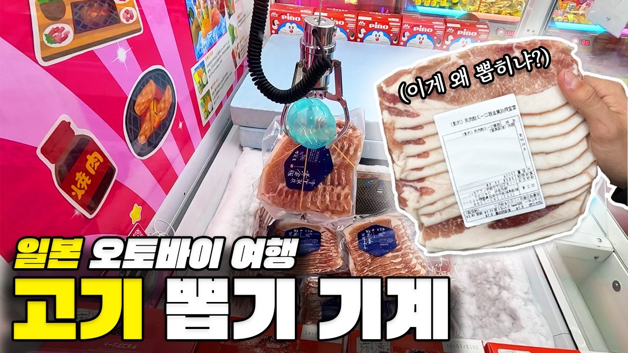 인형 대신 돼지고기 뽑아서 일본 길바닥 노숙하기 [🇯🇵 일본 오토바이 생존기 #2]