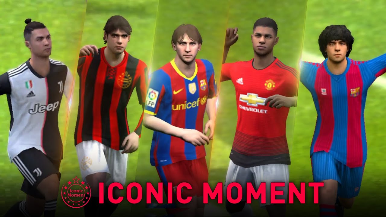 5 New Iconic Moments Face & Celebration in PES 2021 Mobile | DLC 7.0
