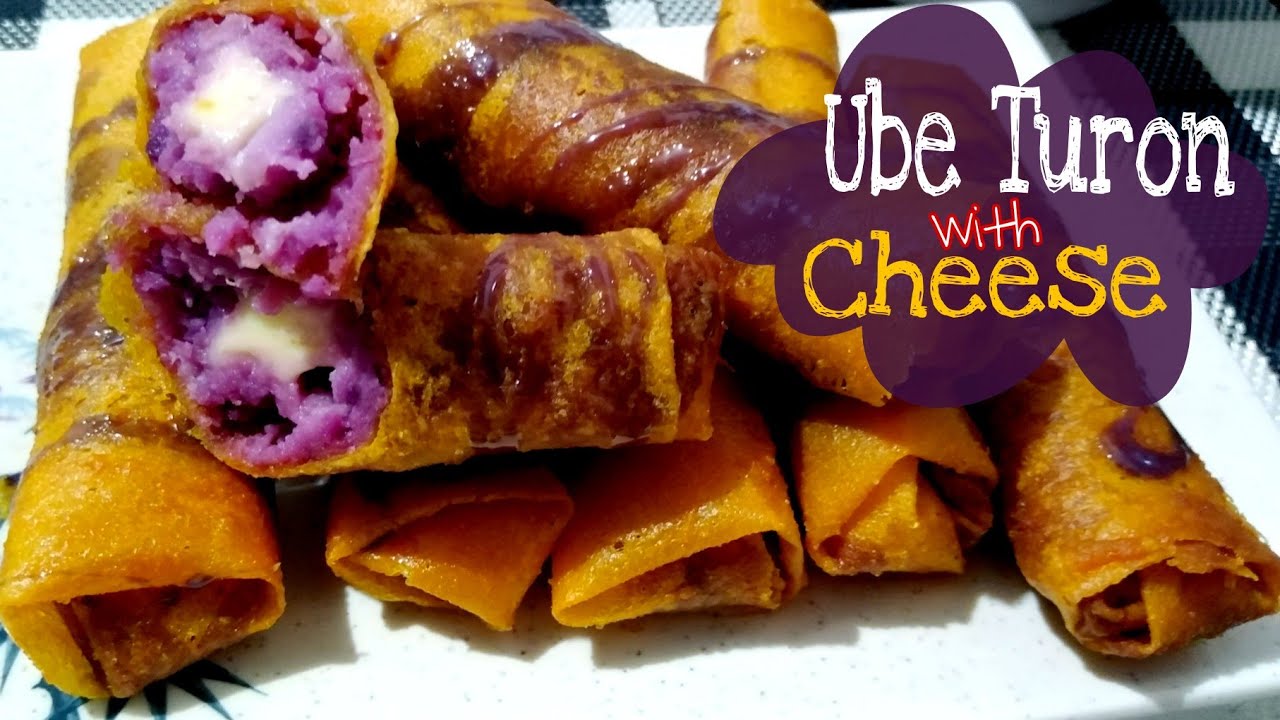 UBE TURON WITH CHEESE /EASY UBE TURON RECIPE