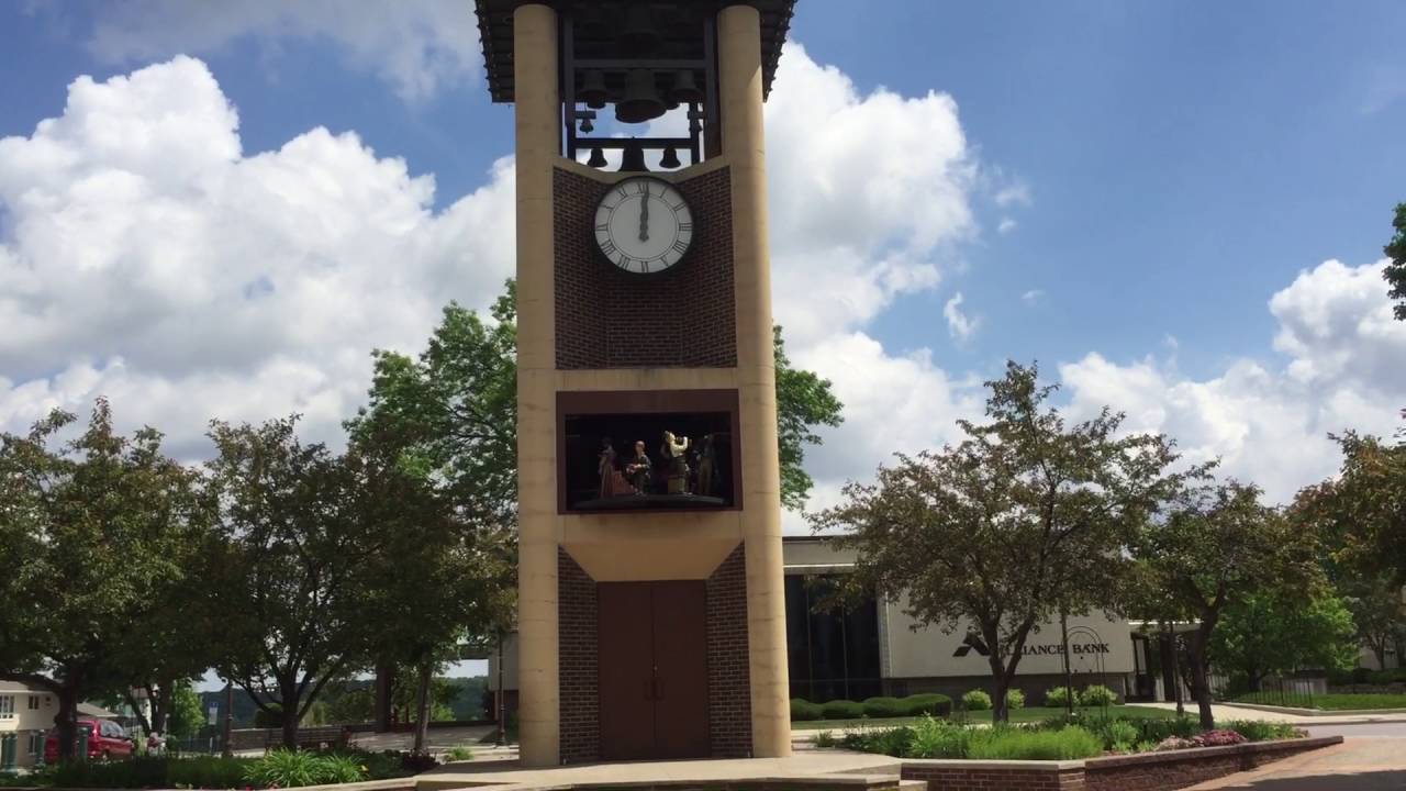 Glockenspiel Clock Performance in New Ulm, Minnesota