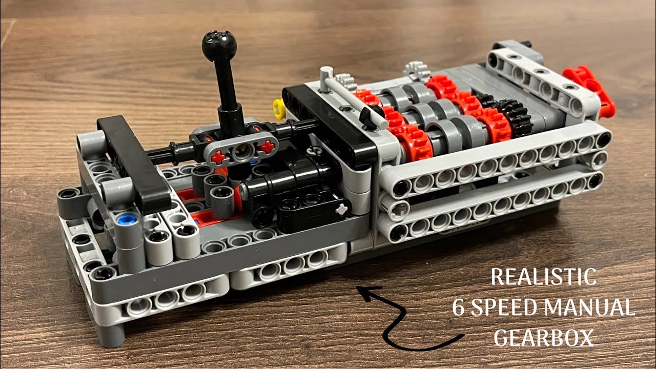 Realistic 6 Speed Manual Gearbox Transmission