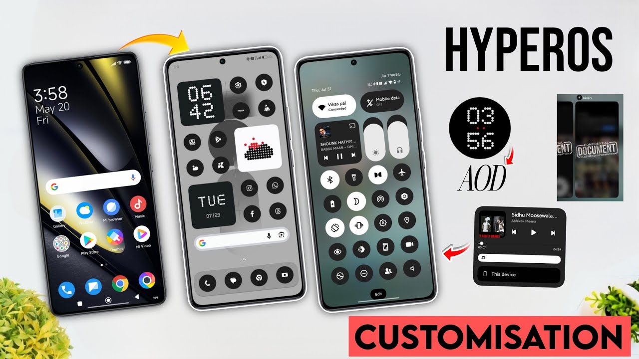 HyperOS Customisation Based On Official Theme | Nothing OS Stock Install Now Any Redmi & Poco Phones