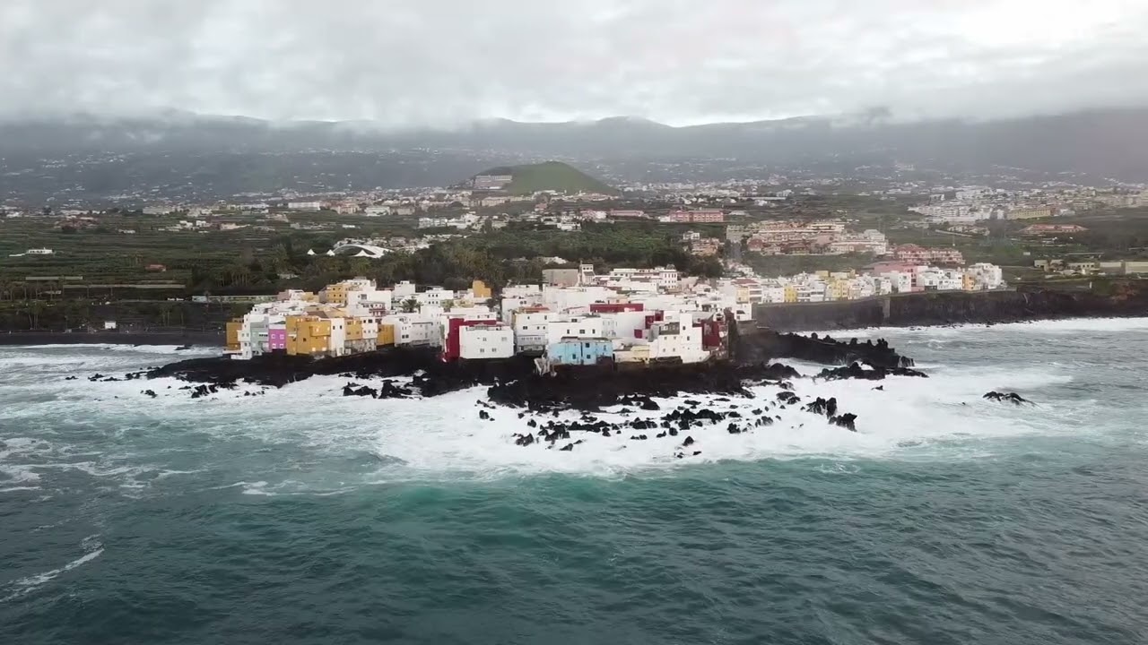 Puerto de la Cruz: Sound of the Sea #asmr #tenerife #tenerifebeach