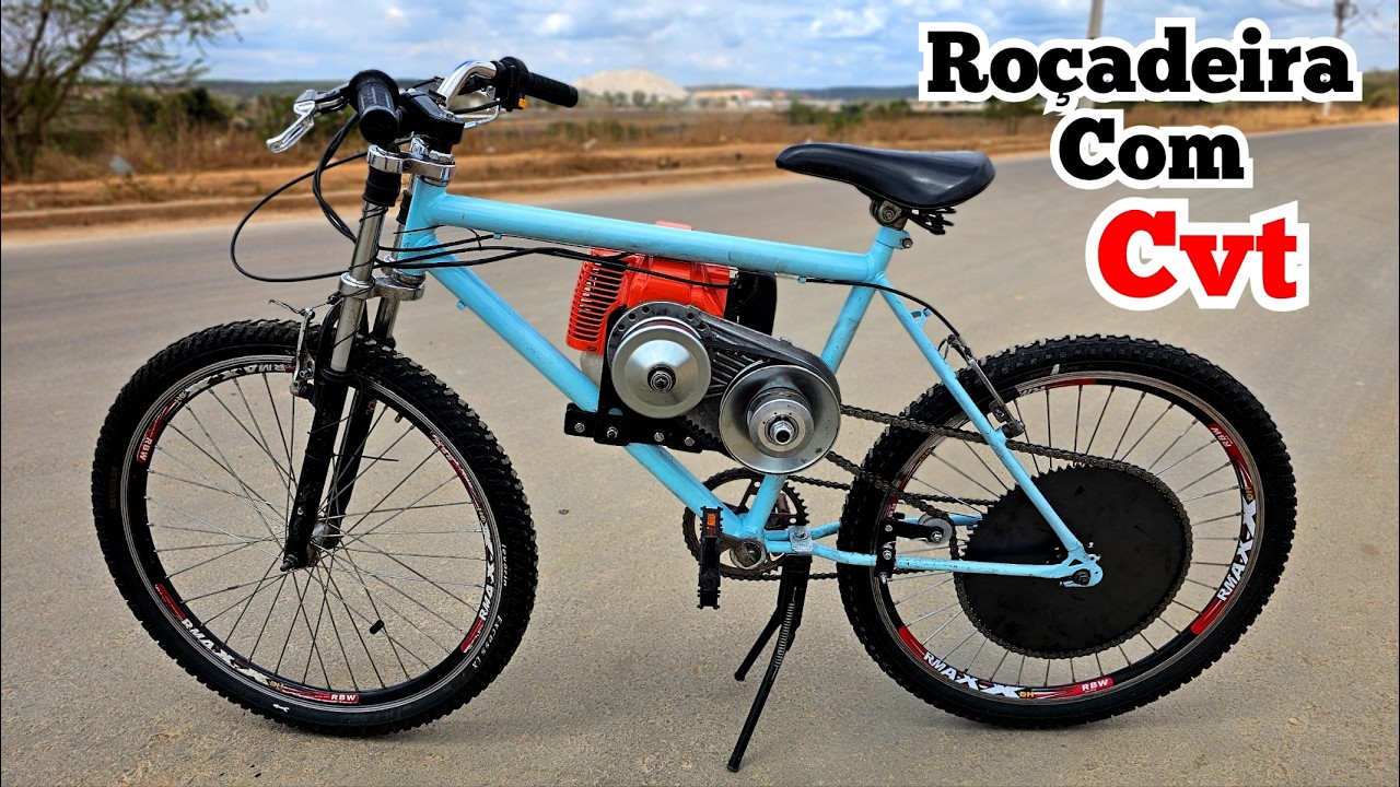 как собрать ВЕЛОСИПЕД с ЩЕТОЧНЫМ мотором и вариатором