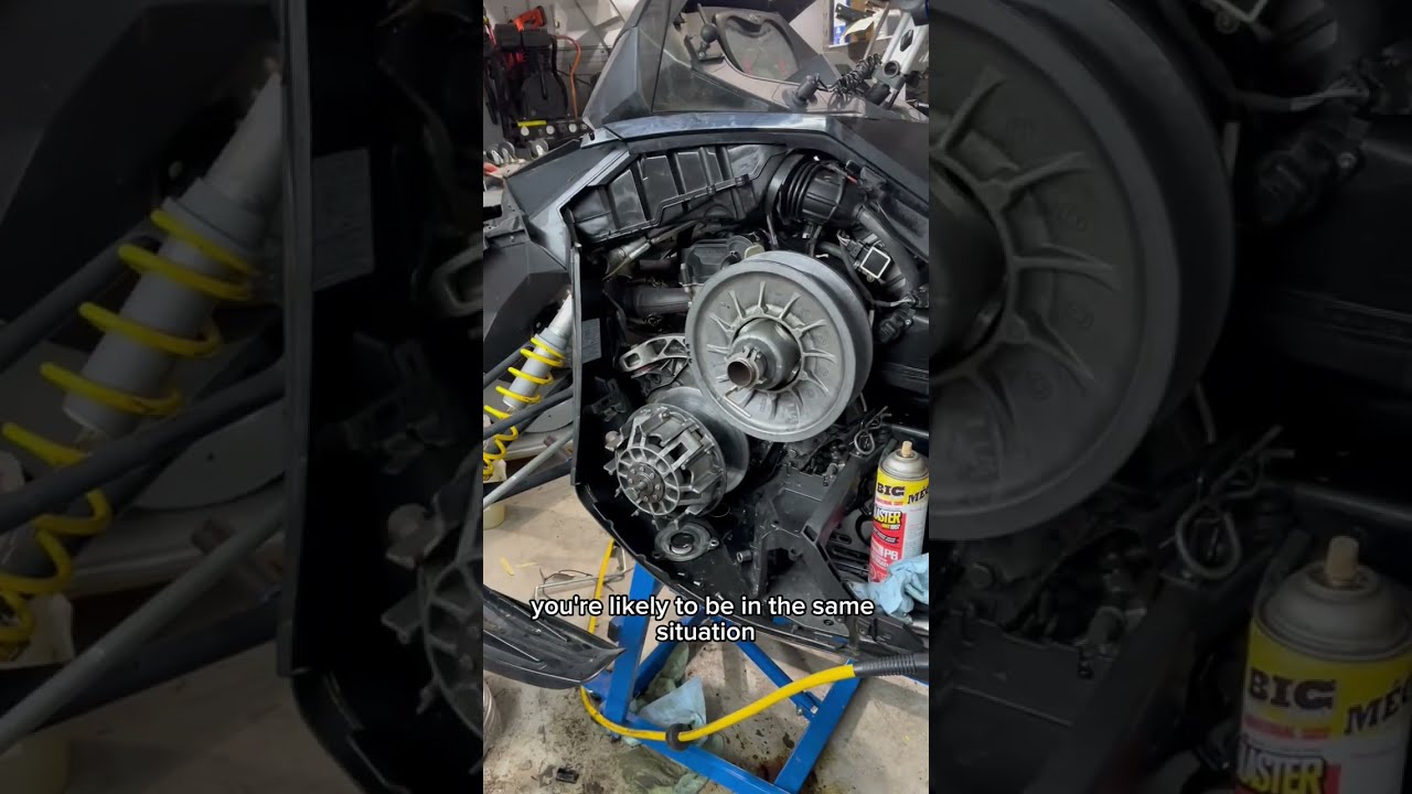 How to remove the 1200 E-TEC Skidoo Primary Clutch WITHOUT using the BRP Tool