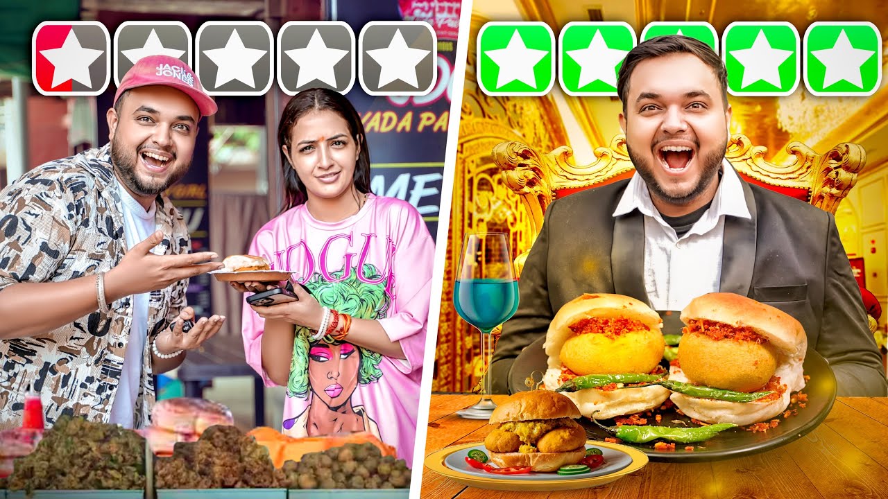 20 ₹ Vs 20,000 ₹ Vada pav in Delhi 😳😳 * Worst Experience *