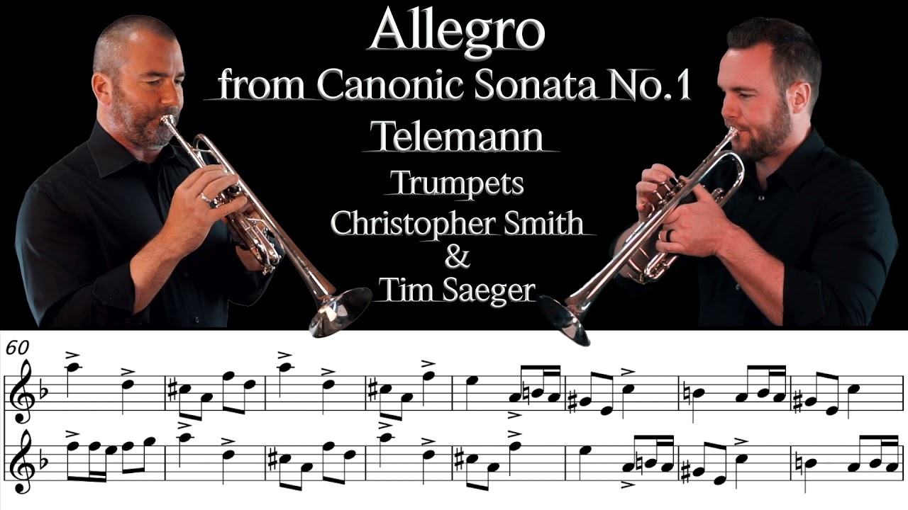 Allegro from Canonic Sonata No. 1 by Telemann