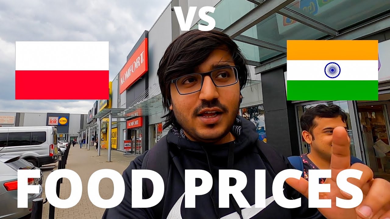 FOOD PRICES IN POLISH SUPERMARKET| COST OF BREAD, EGG, MILK, VEGETABLES & FRUITS| INDIANS IN POLAND