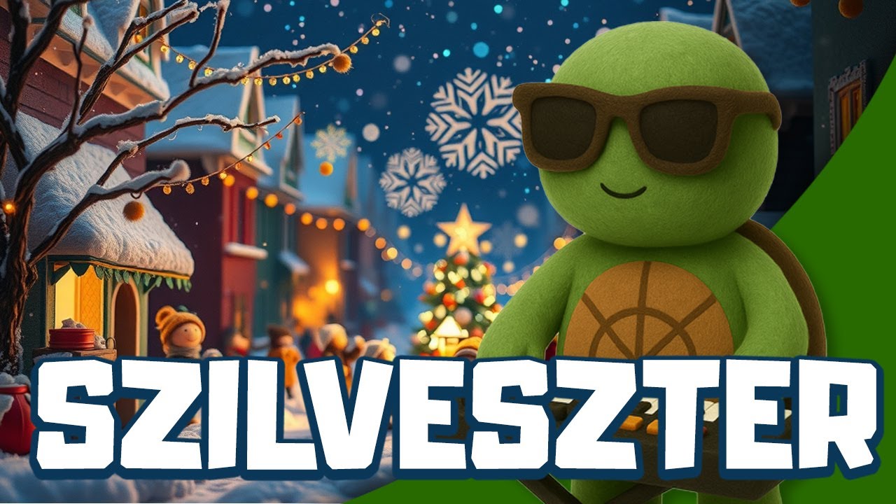 Szilveszteri Utcabál 🎉 TECHNO - Táncos gyerekdal 🕺🪩 | Rocker Rudi, Technós Béka és Sima Liba
