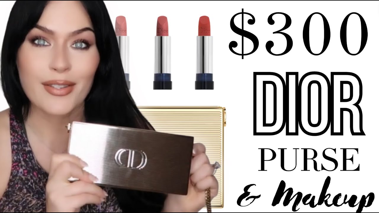 $300 DIOR Purse ?! Dior Holiday 2023 Makeup Collection ! DIOR Makeup Unboxing