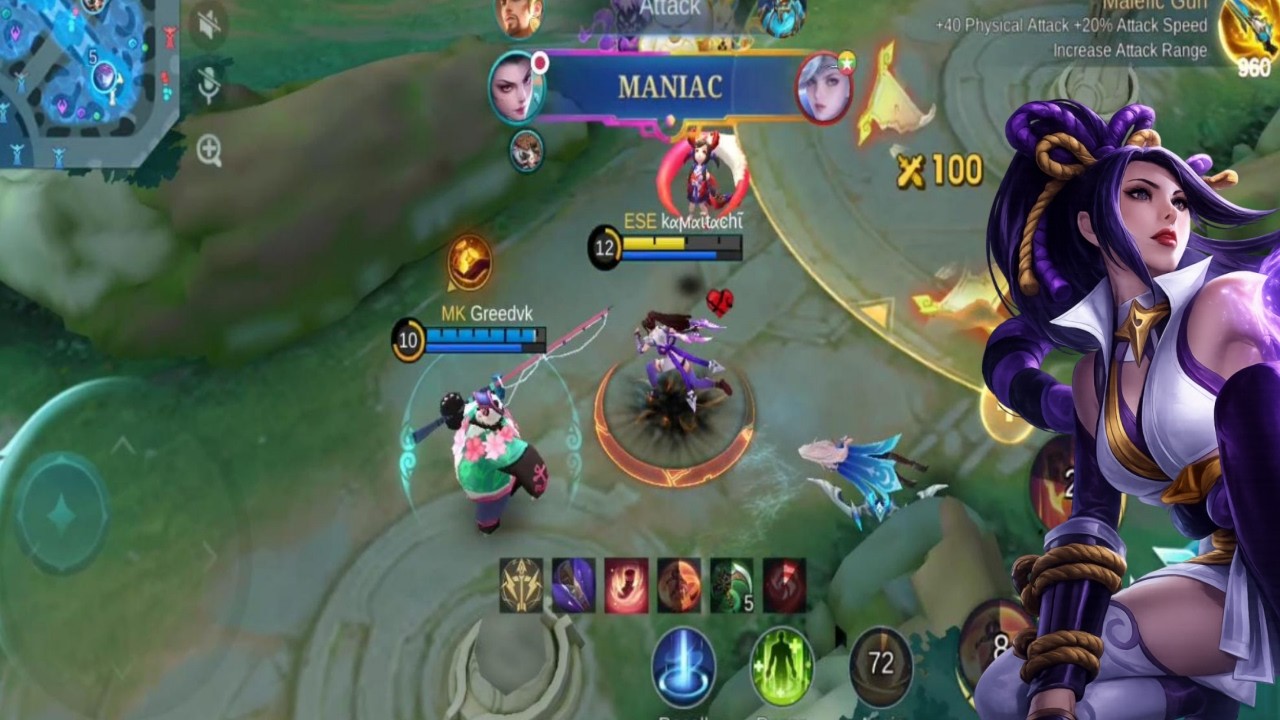 Solo Rank using Hanabi to reach to Mythic(Road to Mythic) Mobile Legend!!