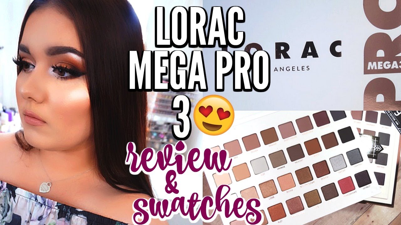 NEW LORAC MEGA PRO 3 PALETTE ♡ Review, Swatches, Comparisons & Demo