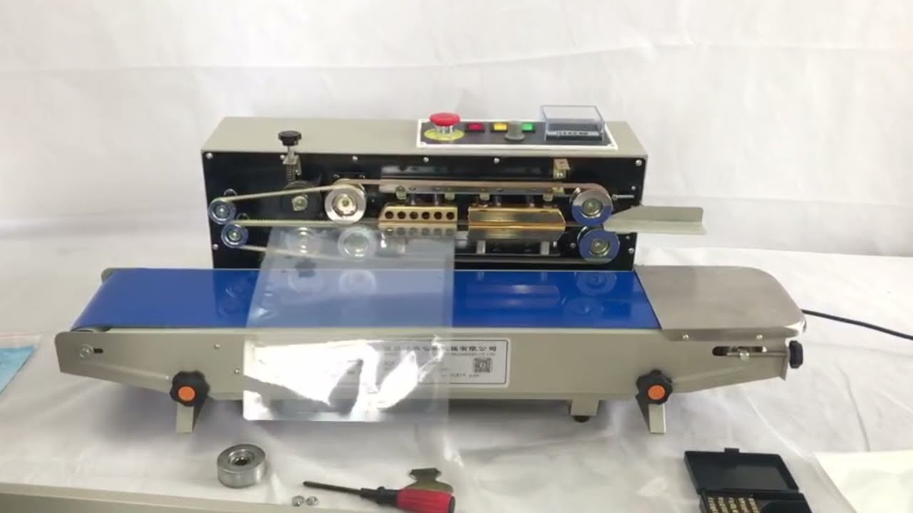 How to set date type wheel for FR900 film bag sealing machine