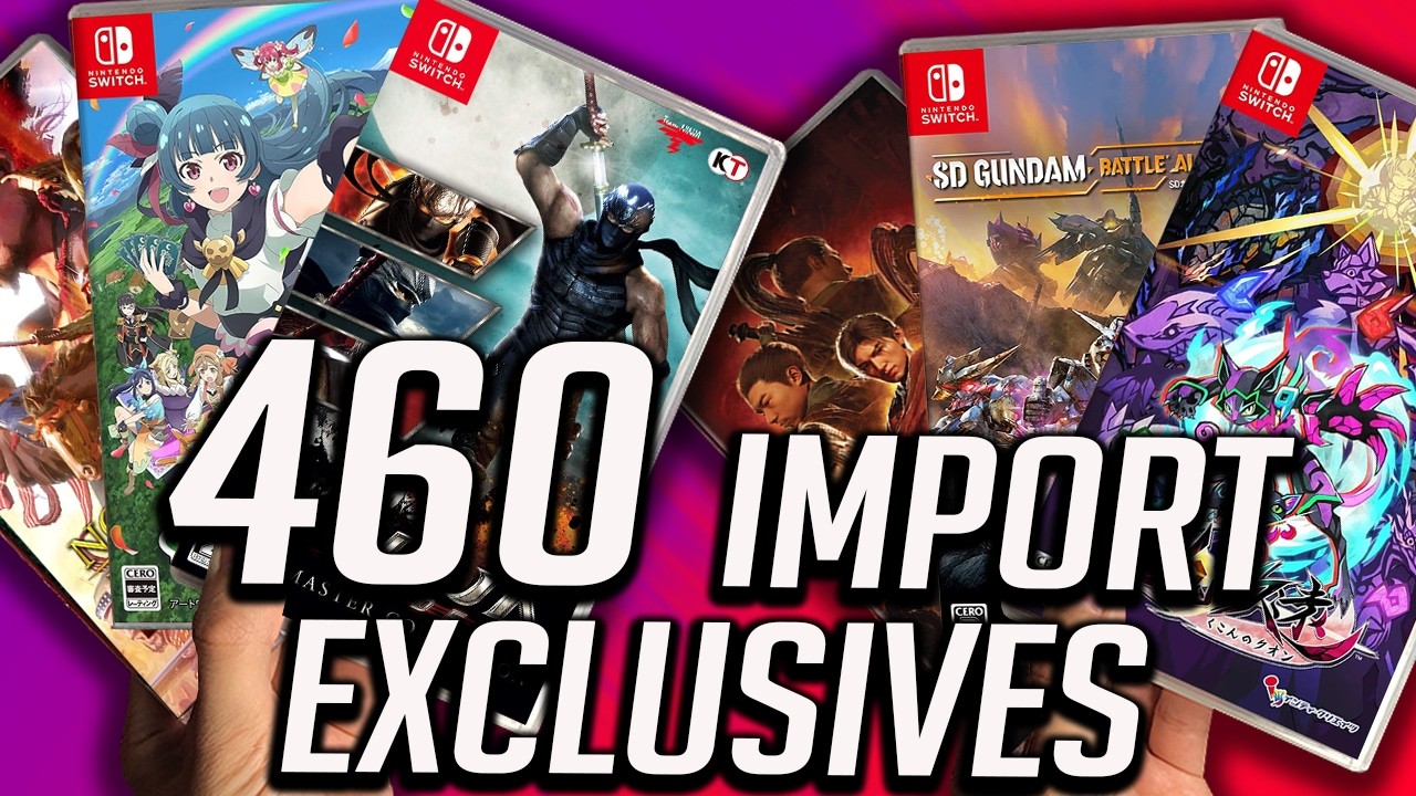 460 Nintendo Switch Imports - EVERY Japanese Exclusive Import with ENGLISH!