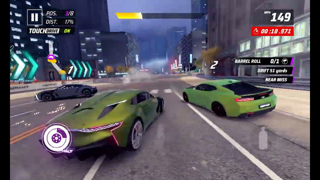 Asphalt legends United small gameplay.