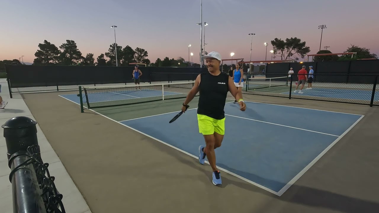 Sunset Park Las Vegas 4.0-4.5 Pickleball Play - Andoni Garcia, Aaron Franklin, Hillary