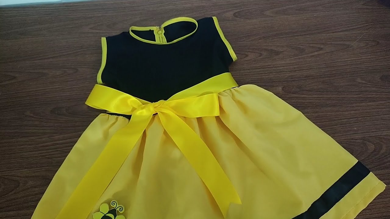 Vestido de abejita. fácil y rápido diy CeliMaria