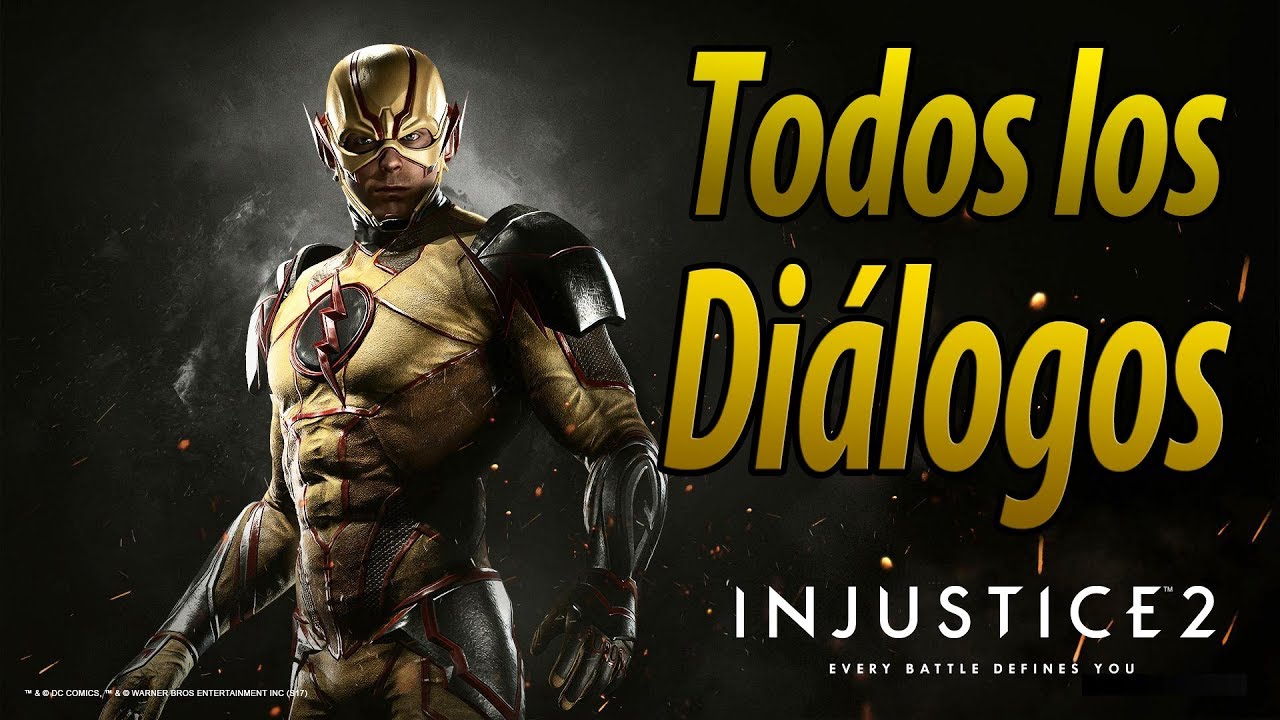 Injustice 2 | Español Latino | Todos los Diálogos | Flash Reverso | PS4 |