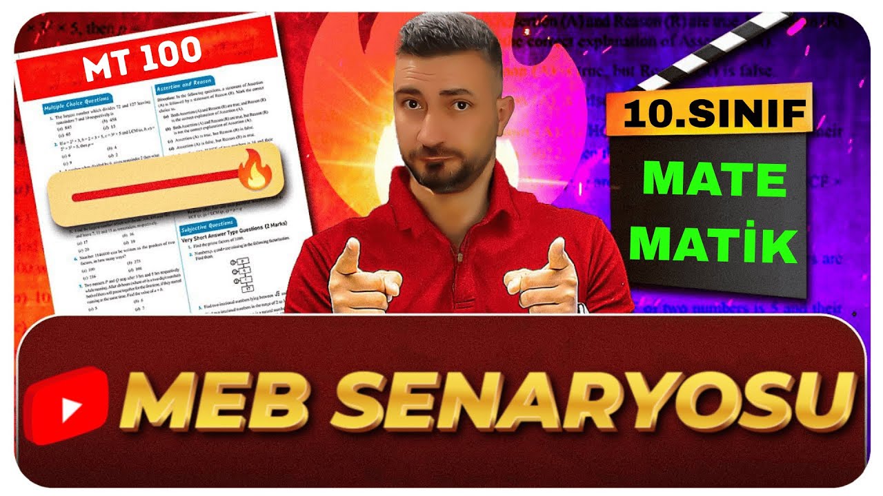 10.Sınıf Matematik 1. Dönem 1.Yazılı | Meb Senaryosu(2025-2026) | Maarif Model + PDF