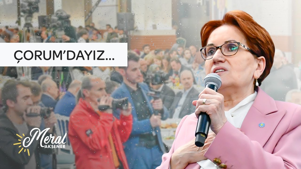 Çorumlu vatandaşlarımızla birlikte iftar sofrasındayız…