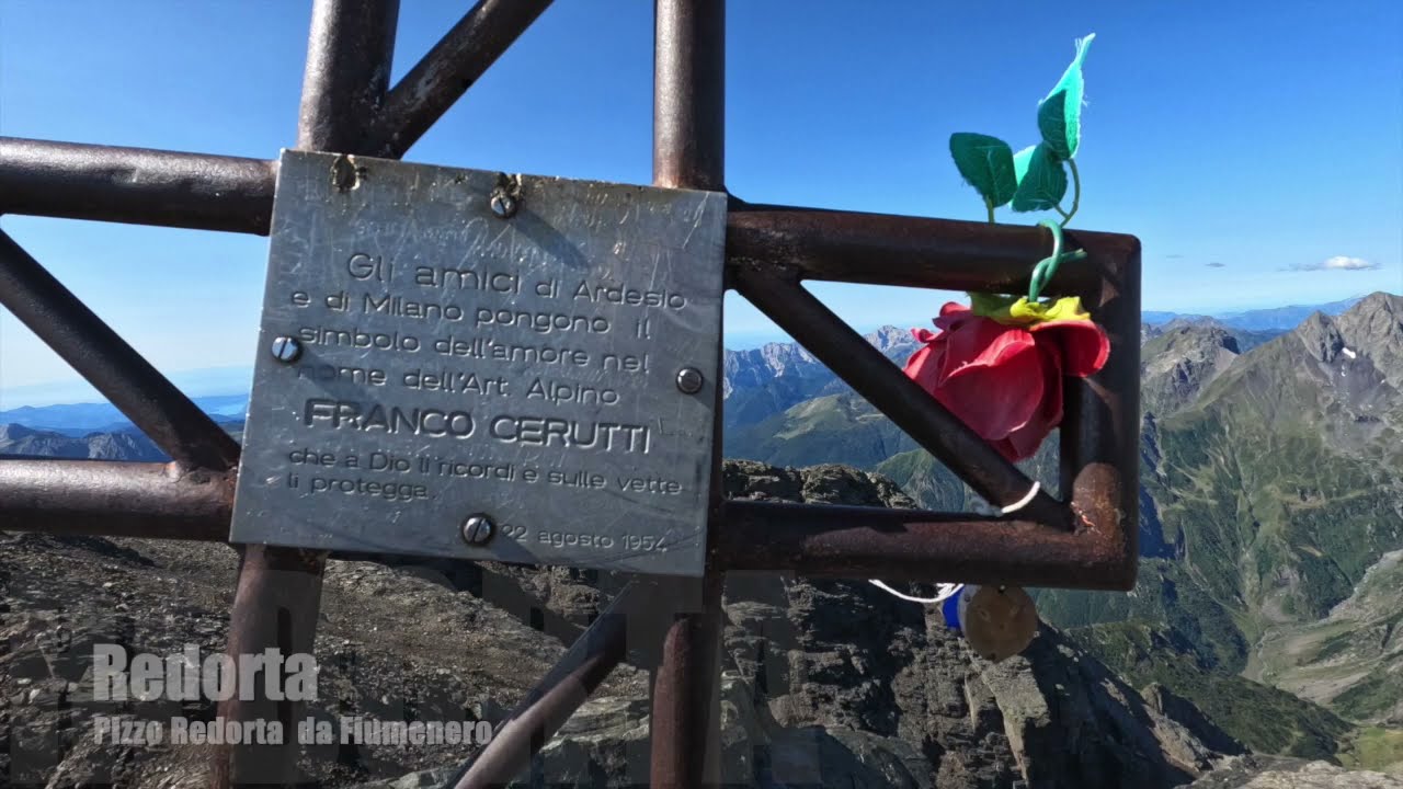 Pizzo Redorta (3038 m - D+ 2300) - 7 agosto 2023