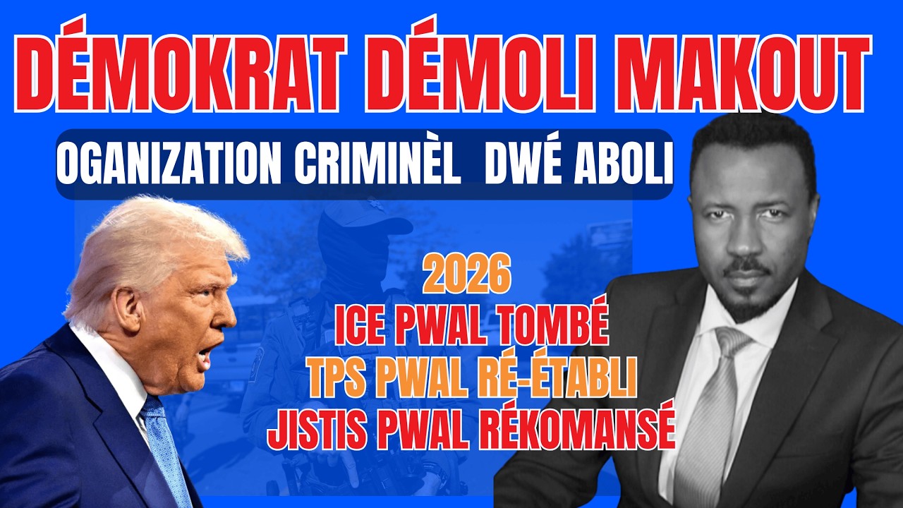 BAGAY LA CHANJÉ - DÉMOKRAT DÉMOLI MAKOUT ÉTAZINI - AMPIL POLITISYEN PWAL KYÉ  EN 20026 - ABNER GELIN