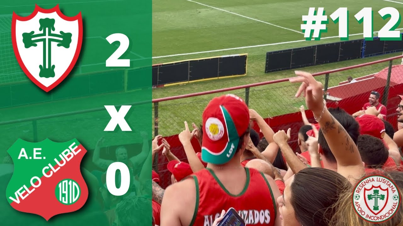 PORTUGUESA 2x0 VELO CLUBE - PRIMEIRA VITÓRIA DO ANO! 