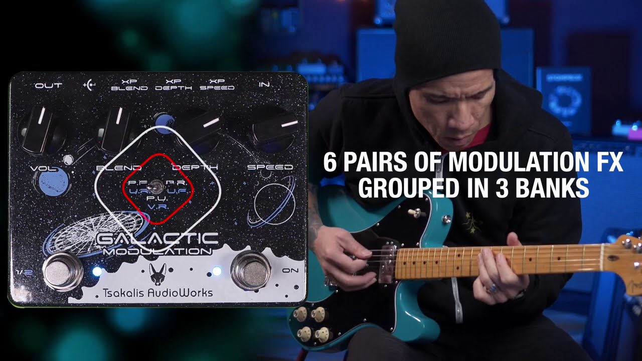 Tsakalis Galactic Multi Modulation pedal