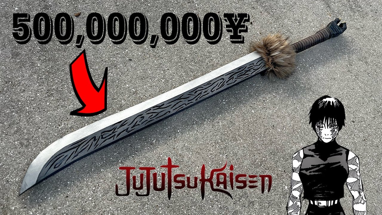 Изготовление реквизита для косплея катаны «Разделённая душа» в стиле дзюдзюцу кайсэн