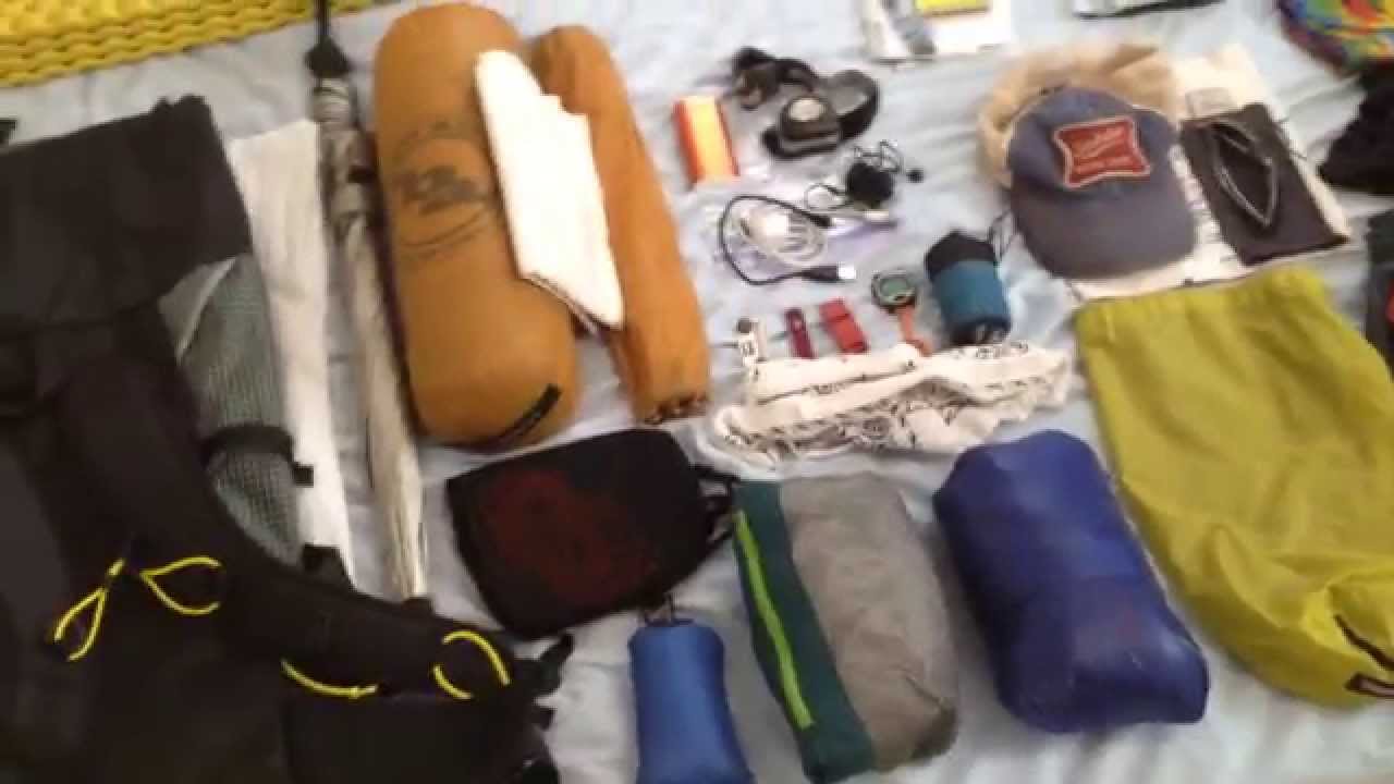 PCT Thru Hike Gear 2015