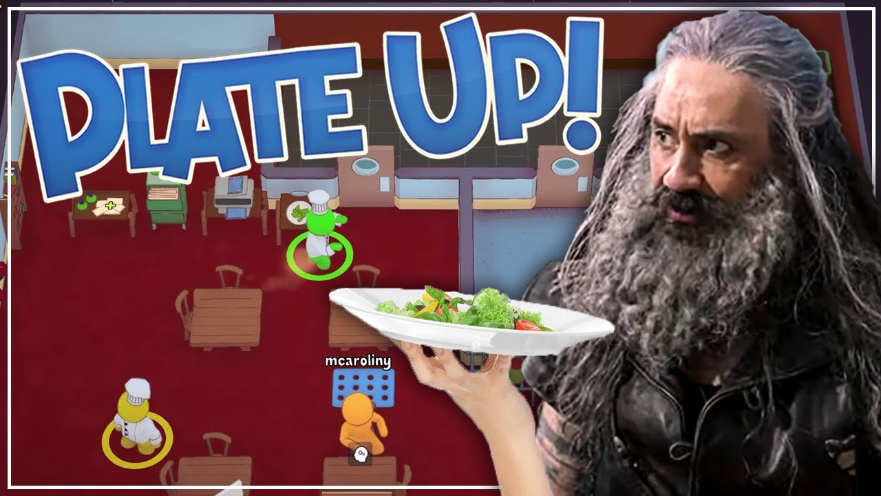 PlateUp! - SALAD WITH BLACKBEARD!!! (4-Player Gameplay)