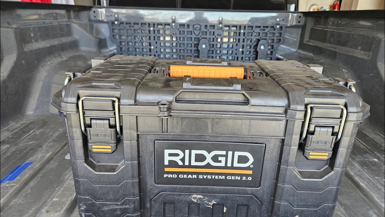 Jeep Gladiator JCR Molle Storage Panel and RIGID Pro Gear Tool Box Installation UPDATE