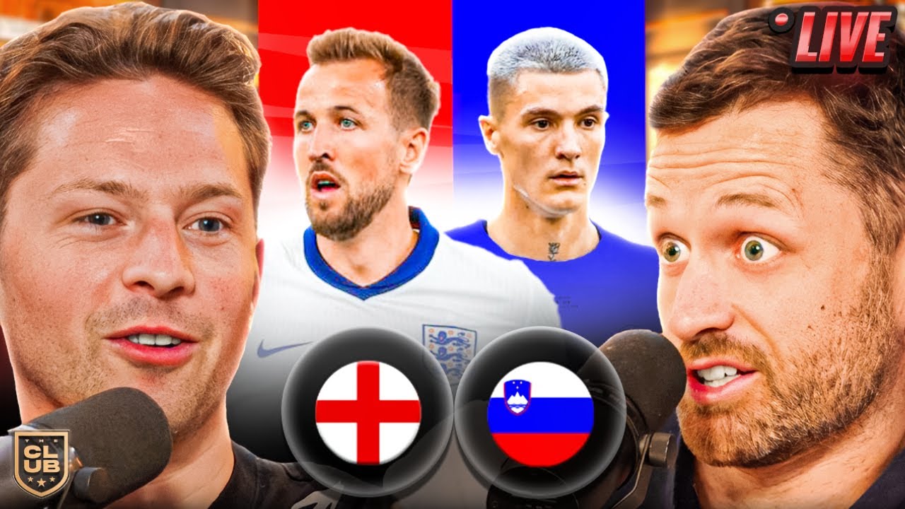 ENGLAND 0-0 SLOVENIA | THE CLUB LIVE