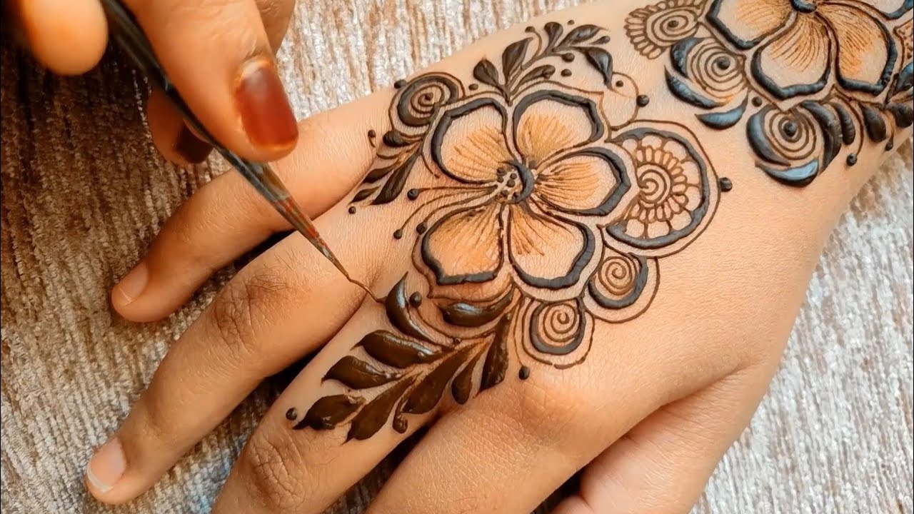 Most Beautiful stylish Mehndi Design|simple flower mehndi Designs|mehndi ka Design|Mehendi Design