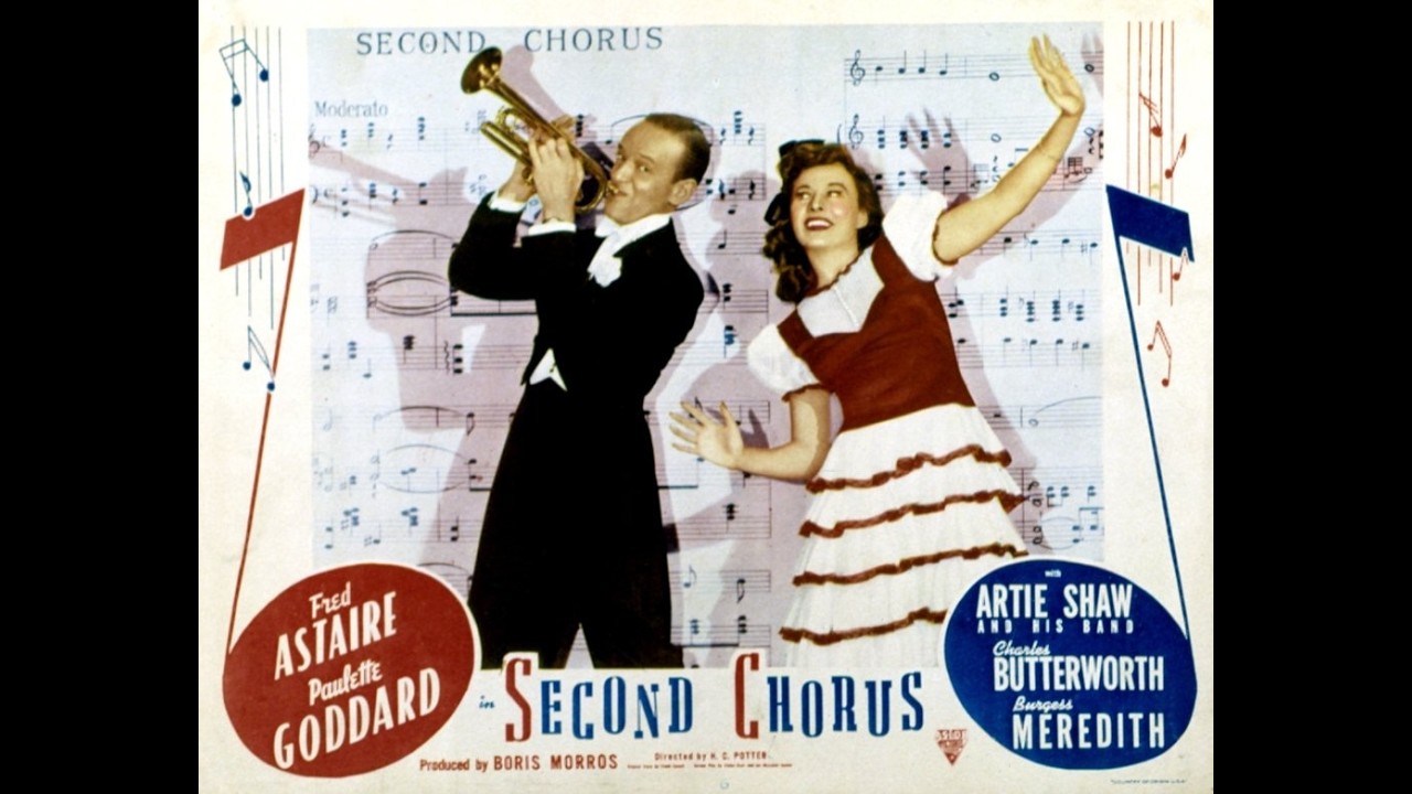 Paulette Goddard & Fred Astaire in 