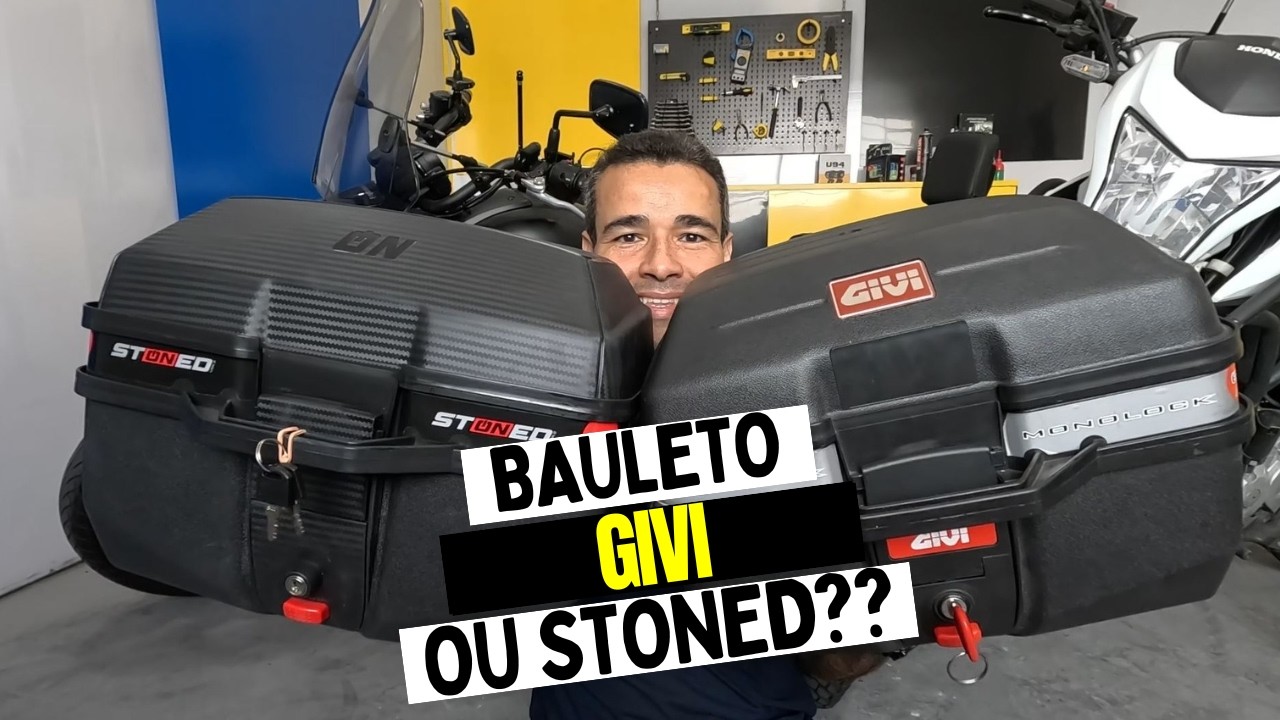 COMPARAÇÃO ENTRE BAULETOS GIVI TRAFIC E STONED TRACKER