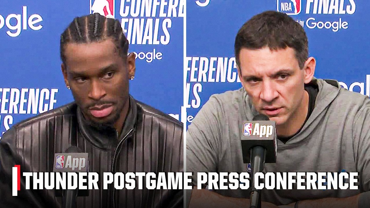 'They were just the better team' SGA speaks after WCF Game 7 loss to the Spurs | NBA on ESPN