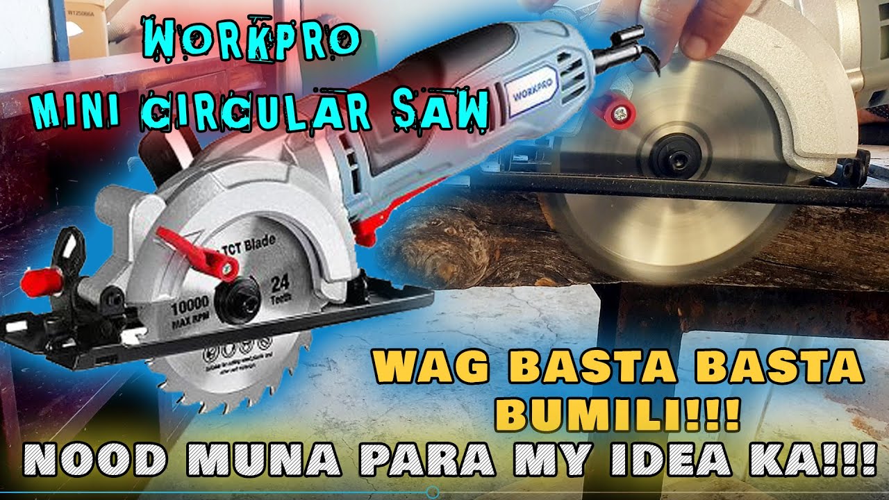 WORKPRO MINI CIRCULAR SAW | UNBOXING AND REVIEW