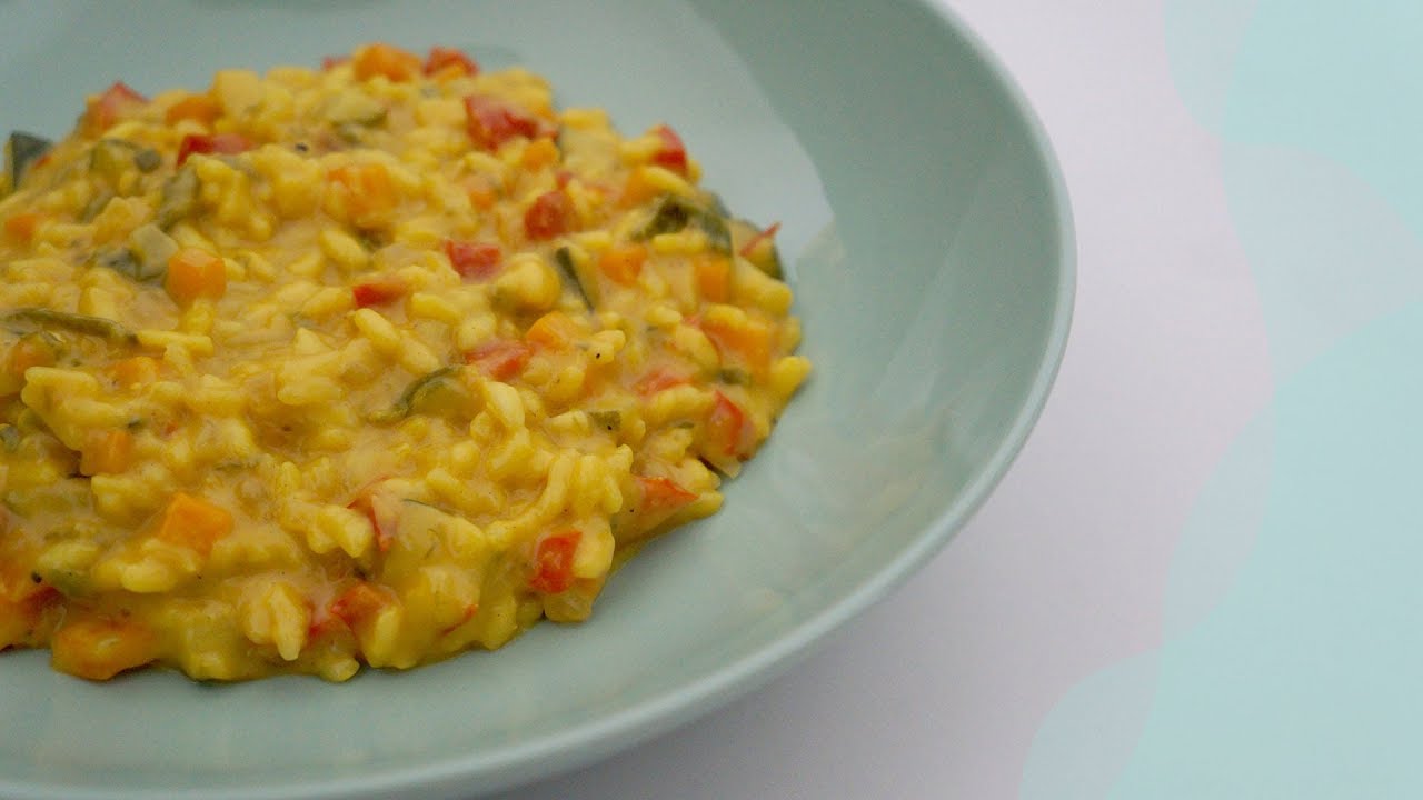 RISOTO VEGANO DE LEGUMES, CÚRCUMA E LEITE DE COCO | 30 dias 30 receitas #27