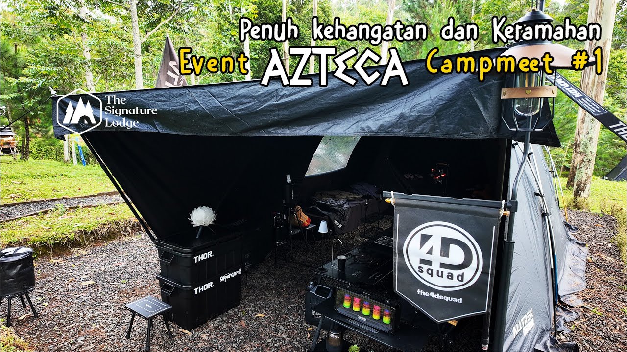 Azteca Campmeet Perdana, Hujan bukan halangan