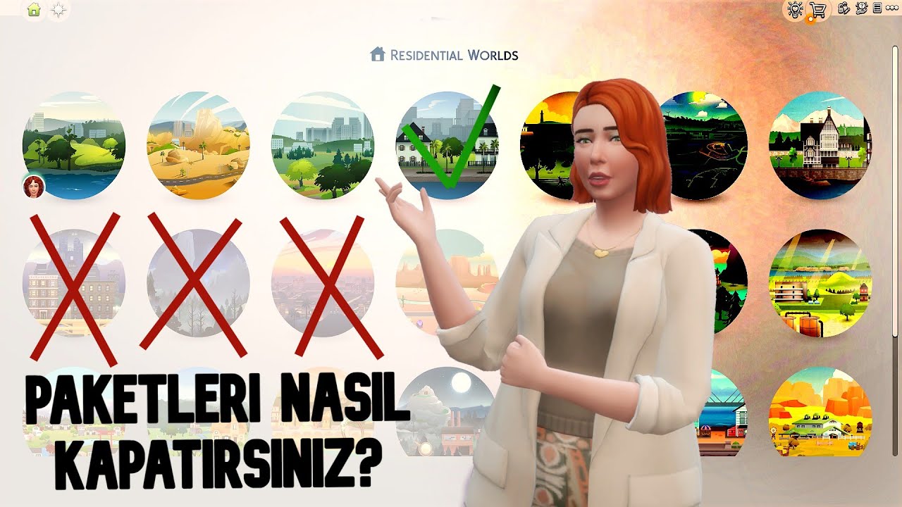 The Sims 4 Türkçe | Paketler Nasıl Kapatılır?