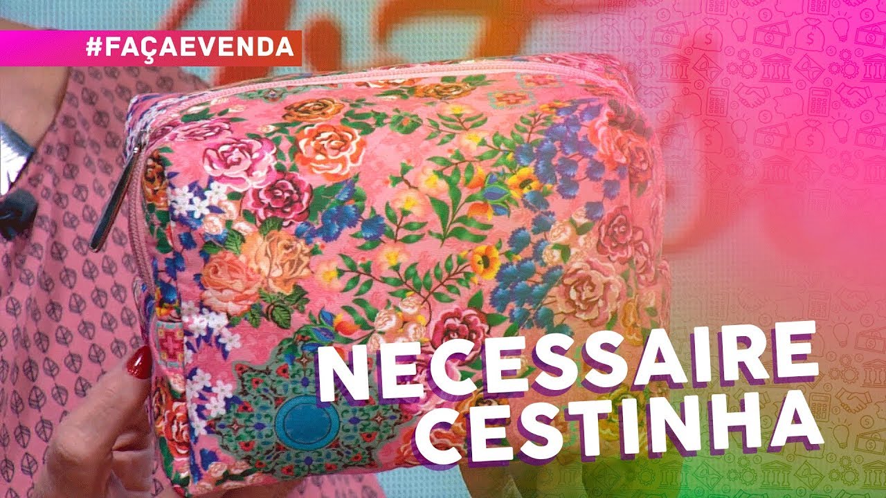 Necessaire cestinha por Carol Vilalta
