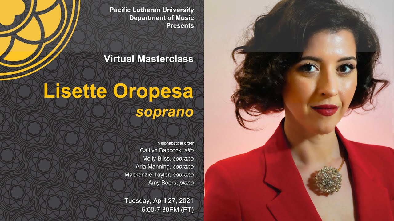 Lisette Oropesa PLU masterclass