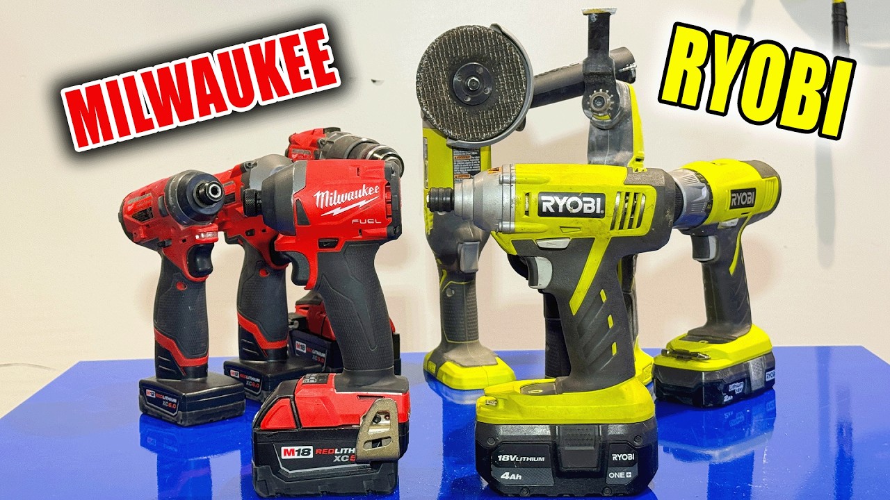 Правда о сравнении Ryobi и Milwaukee &mdash; это нужно знать любителям самостоятельного ремонта.