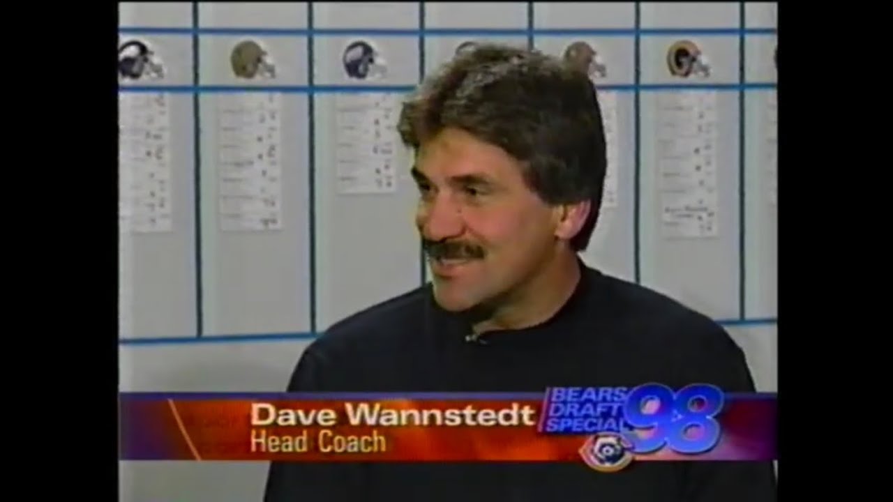 CBS News 1998 Chicago Bears Draft Special - Curtis Enis, Tim Wiegel, Dave Wannstedt