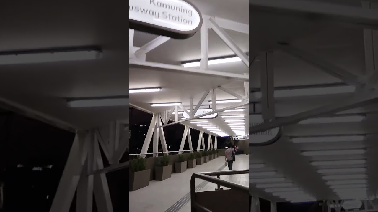 New Kamuning footbridge | Kamuning Edsa Bus station | 1st Day operation