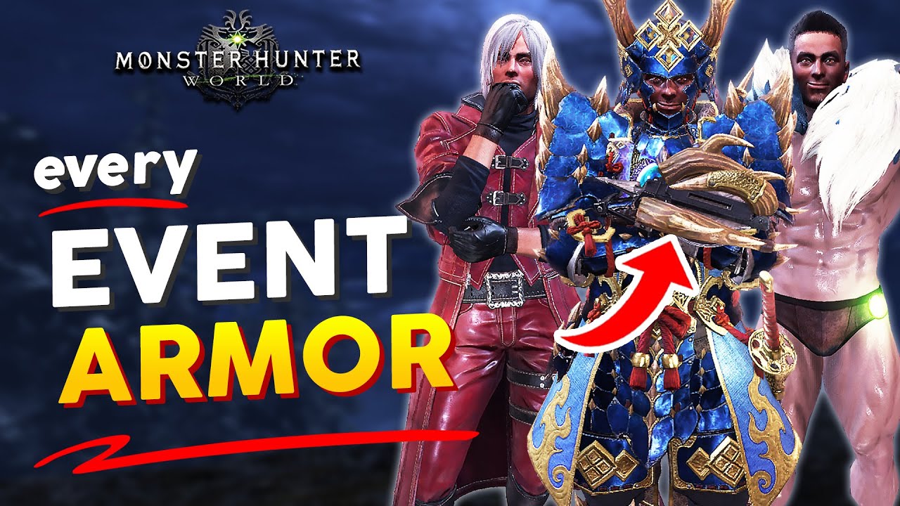 EVERY EVENT ARMOR SET in Monster Hunter World & Iceborne | MHW Guide 2024